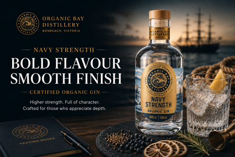 Navy Strength Certified Organic Gin: Bold Flavour, Smooth Finish