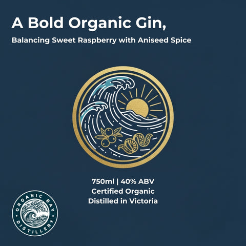 Raspberry & Aniseed Certified Organic Gin 750ml